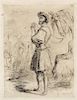 Eugene Delacroix, (French, 1798-1863), Un Seigneur Du Temps De Francois 1er