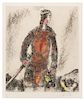 Marc Chagall, (French/Russian, 1887-1985), David vainqueur de Goliath (pl. 63 from La Bible)