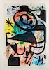 * Joan Miro, (Spanish, 1893-1983), Le Pitre Rose, 1974