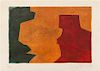 Serge Poliakoff, (Russian, 1906-1969), Composition verte, orange et lie-de-vin from 10 Lithographies, 1966