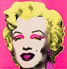 Andy Warhol, (American, 1928-1987), Marilyn (Castelli Graphics Announcement), 1981