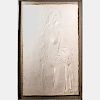 Frank Gallo (b. 1933) Dancer, Embossed paper relief sculpture,