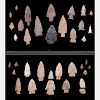 A Collection of Thirty-Five Native American Arrowheads, 20th Century.