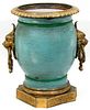 FRENCH BRONZE-MOUNTED PORCELAIN JARDINI-RE