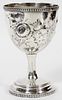 COIN SILVER GOBLET 19TH C.
