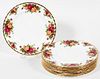 ROYAL ALBERT 'OLD COUNTRY ROSES' LUNCHEON PLATES
