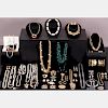 A Miscellaneous Collection of Costume Jewelry, c. 1980s,