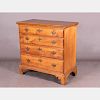An American Maple Chest of Drawers, 18th Century,