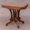 An Eastlake Style Walnut Table, 19th/20th Century,
