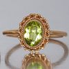 NO RESERVE, PERIDOT SOLITAIRE RING