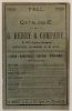 Catalogue of G. Henry & Company. Chicago