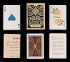 S.F. Hanzel Card Co. Golden Diamond Playing Cards. Chicago, 1925. 52 + J +EC + Order Sheet + OB. The company made four decks