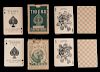 Two USPC Tigers No. 101 Playing Card Decks. Cincinnati, ca. 1905. The first (ca. 1900) being  52 + J + OB, most likely the older of the two decks beca