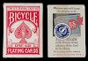 USPC Bicycle 808 Playing Cards ñExpert Back.î Cincinnati, 1930. 52 + J + OB. Mint sealed. Hoch. US8e.