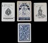 USPC Bicycle 808 Playing Cards ñWheel.î Cincinnati, ca. 1895. 52 + J + OB. Four of spades has a minor indentation otherwise near mint. Hoch. US8b.