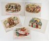 Group of Five Cigar Labels with Playing Card or Gambling Themes. New York