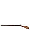 Harpers Ferry US model 1803 musket, .54 caliber, converted to percussion, with a brass patch box