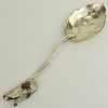 Antique George Shiebler & Co Sterling Leaf Spoon with Applied Bug Ca 1880.