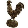 Clovis Edmond Masson, French (1838-1913) Bronze sculpture "Rooster".