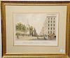 Ferd Mayer & Co. hand colored lithograph, "Albany Street, Extended to Bro