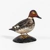 Carved and Painted Miniature Female Common Goldeneye