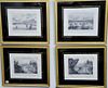 After Jacques Gerard Milbert, set of six 19th century lithographs including Sing-Sing or Mount Pleasant #5, Bridge on the Hudson Riv...
