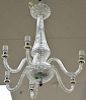 Waterford crystal chandelier marked Waterford, ht