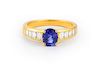 Asprey Sapphire Diamond Ring