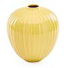 CLIFF LEE Porcelain vase, Imperial Yellow glaze