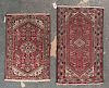 Two Persian Hamadan rugs, Iran, circa 1960
