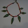 VINTAGE CHINESE JADE AND CORAL NECKLACE