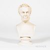Parianware Bust of Abraham Lincoln