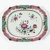 Famille Rose Export Porcelain Platter