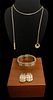 Collection Matching LOIS HILL Sterling Silver Necklace Bracelet & Earrings