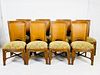 Set of 8 Vintage Dining Chairs by Palecek