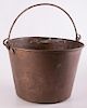 American Brass Kettle Mfg. Copper Bucket w/ Handle