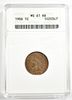 1906 INDIAN HEAD CENT ANACS MS 61 RB