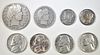 LOT OF 8 MIXED TYPE CIRC COINS:
