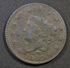 1820 SM DATE LARGE CENT  VF SOME CORROSION