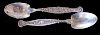 "Hyperion" Whiting Mfg. Co. Sterling Spoons, Pair