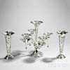 George V Three-piece Sterling Table Garniture