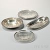 Four Pieces of American Sterling Silver Tableware