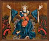European School, 20th Century      Madonna and Child Enthroned