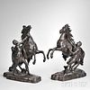 After Guillaume Coustou (French, 1677-1746)       Pair of Bronze Marly Horses