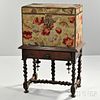 Dutch Needlepoint Chest on Stand