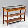 Neoclassical-style Gilt-bronze and Marble-top Buffet