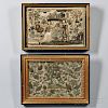 Two English Needlework Pictures