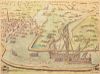 18th C. War Map, Waterway Titled "Scaldis Flu".