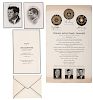 John F. Kennedy Assassination and Funeral, Imprints Incl. Texas Welcome Dinner Program 