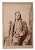 F.J. Haynes Cabinet Photograph of Curley, Custer's Scout 